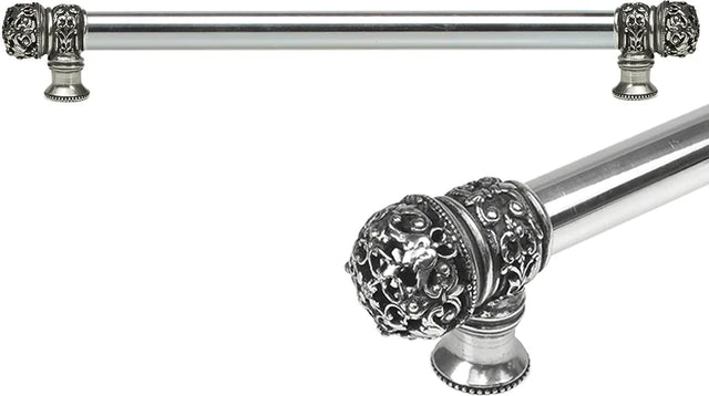 Juliane Grace 12'' cc with 5/8'' smooth center long pull small finial in Chalice. 5612-9