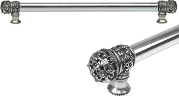 Juliane Grace 18'' cc with 5/8'' smooth center long pull small finial in Chalice. 5613-9
