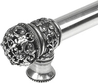 Juliane Grace 18'' cc with 5/8'' smooth center long pull small finial in Chalice. 5613-9