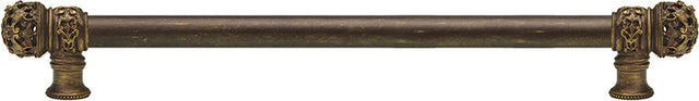 Juliane Grace 22'' cc with 5/8'' smooth center long pull small finial in Antique Brass. 5614-3