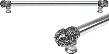 Juliane Grace 22'' cc with 5/8'' smooth center long pull small finial in Chalice. 5614-9