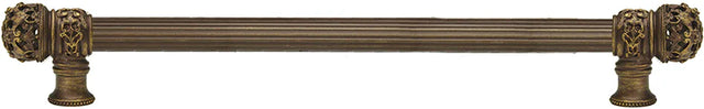 Juliane Grace 22'' cc with 5/8'' reeded center long pull small finial in Antique Brass. 5614R-3