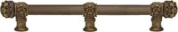 Juliane Grace 12'' cc with 5/8'' reeded center long pull & center brace small finial in Antique Brass. 5617R-3