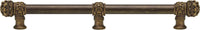 Juliane Grace 22'' cc with 5/8'' smooth center long pull & center brace small finial in Antique Brass. 5619-3