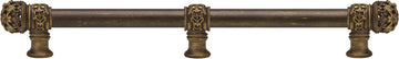 Juliane Grace 22'' cc with 5/8'' smooth center long pull & center brace small finial in Antique Brass. 5619-3