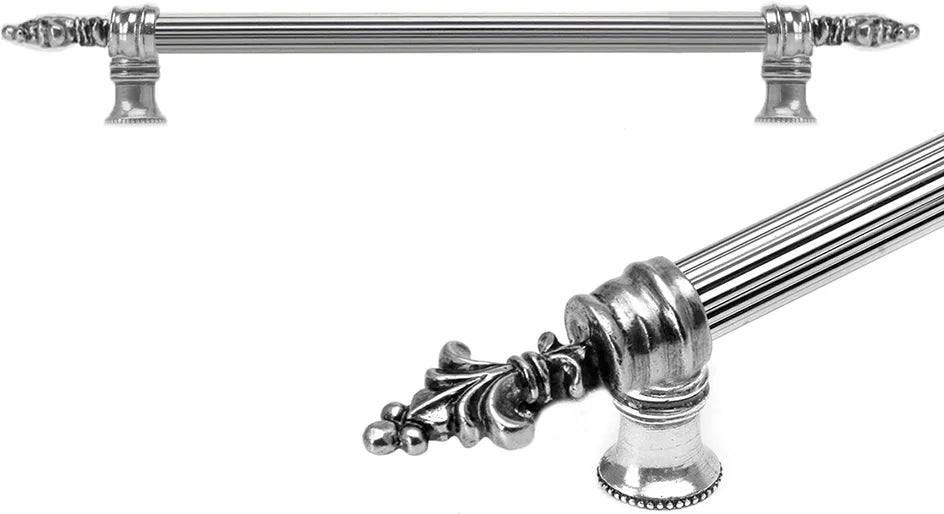 Charlemagne 12'' cc w/ 5/8'' reeded center long pull 5652R-9