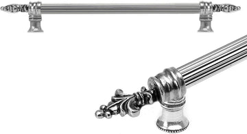 Charlemagne 12'' cc w/ 5/8'' reeded center long pull 5652R-9