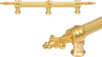 Charlemagne 9'' cc w/ 5/8'' reeded center long pull w/ center brace 5656R-8