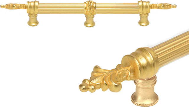 Charlemagne 9'' cc w/ 5/8'' reeded center long pull w/ center brace 5656R-8