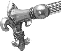 Charlemagne 24'' o.c towel Bar with 5/8'' reeded center 566R-9