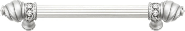Caché long pull with Swarovski Crystals Reeded Center 5670/5671/5672/5673/5674