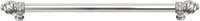 Caché 22'' cc with 5/8'' smooth center long pull with 16 rivoli Swarovski Clear Crystals in Platinum 5674-24C