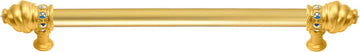 Caché 22'' cc with 5/8'' smooth center long pull with 16 rivoli Swarovski Aurore Boreale Crystals 5674-8AB