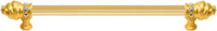 Caché 22'' cc with 5/8'' reeded center long pull with 16 rivoli Swarovski Aurore Boreale Crystals 5674R-8AB