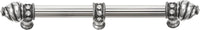 Caché 9'' cc with 5/8'' reeded center long pull & center brace with 16 rivoli Swarovski Clear Crystals in Chalice. 5676R-9C