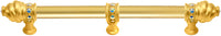 Caché 12'' cc with 5/8'' smooth center long pull with 23 rivoli Swarovski Aurore Boreale Crystals with center brace 5677-8AB