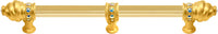 Caché 12'' cc with 5/8'' reeded center long pull with 23 rivoli Swarovski Aurore Boreale Crystals with center brace 5677R-8AB