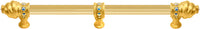Caché 22'' cc with 5/8'' reeded center long pull with 23 rivoli Swarovski Aurore Boreale Crystals with center brace 5679R-8AB