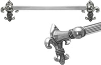 Charlemagne 32'' o.c towel Bar with 5/8'' reeded center 567R-9