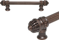 Cricket Cage 6'' cc with 5/8'' reeded center long pull small finial 5680R-22