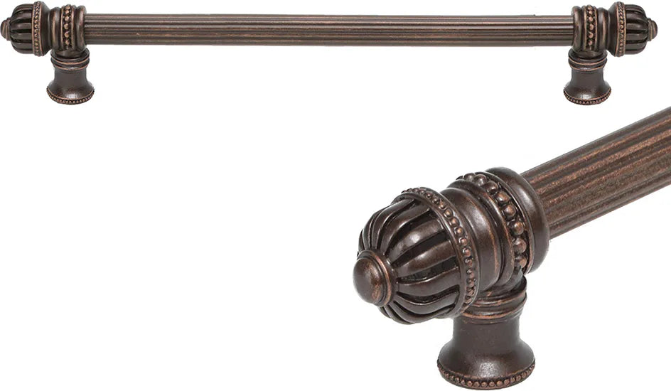Cricket Cage 12'' cc with 5/8'' reeded center long pull small finial 5682R-22