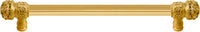 Juliane Grace 9'' cc with 5/8'' reeded center long pull small finial w/ 52 Swarovski Clear & Aurore Boreale Crystals 5701R-8CAB