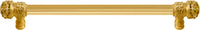 Juliane Grace 12'' cc with 5/8'' reeded center long pull small finial w/ 52 Swarovski Clear & Aurore Boreale Crystals 5702R-8CAB
