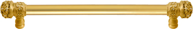 Juliane Grace 18'' o.c with 5/8'' smooth center long pull small finial w/ 52 Swarovski Clear & Aurore Boreale Crystals 5703-8CAB