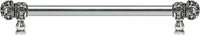 Juliane Grace 18'' cc with 5/8'' smooth center long pull small finial with clear Swarovski crystals in Chalice. 5703-9C