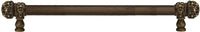Juliane Grace 18'' cc with 5/8'' reeded center long pull small finial with clear Swarovski crystals in Antique Brass. 5703R-3C