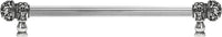 Juliane Grace 18'' cc with 5/8'' reeded center long pull small finial with clear Swarovski crystals in Chalice. 5703R-9C
