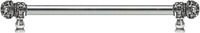 Juliane Grace 22'' cc with 5/8'' smooth center long pull small finial w/ 52 Swarovski Clear & Aurore Boreale Crystals 5704-9CAB