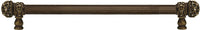 Juliane Grace 22'' cc with 5/8'' reeded center long pull small finial with clear Swarovski crystals in Antique Brass. 5704R-3C