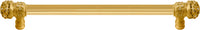 Juliane Grace 22'' cc with 5/8'' reeded center long pull small finial w/ 52 Swarovski Clear & Aurore Boreale Crystals 5704R-8CAB