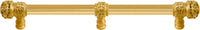 Juliane Grace 12'' cc with 5/8'' reeded center long pull small finial w/ 61 Swarovski Clear & Aurore Boreale Crystals with center brace 5707R-8CAB