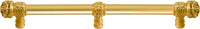 Juliane Grace 22'' cc with 5/8'' smooth center long pull small finial w/ 61 Swarovski Clear & Aurore Boreale Crystals with center brace 5709-8CAB