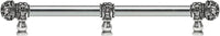 Juliane Grace 22'' cc with 5/8'' smooth center long pull small finial w/ 61 Swarovski Clear & Aurore Boreale Crystals with center brace 5709-9CAB