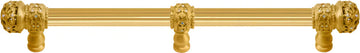 Juliane Grace 22'' cc with 5/8'' reeded center long pull small finial w/ 61 Swarovski Clear & Aurore Boreale Crystals with center brace 5709R-8CAB