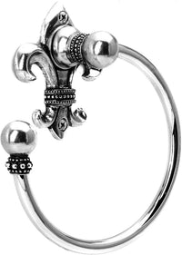 Charlemagne swing towel smooth ring left 571-9