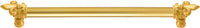 Charlemagne 18'' cc with 5/8'' smooth center long pull with large Fleur De Lys 5713-8