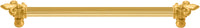 Charlemagne 18'' cc with 5/8'' reeded center long pull with large Fleur De Lys 5713R-8