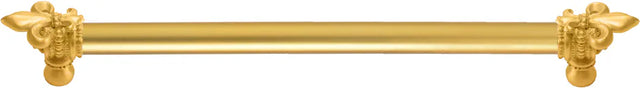 Charlemagne 22'' cc with 5/8'' smooth center long pull with large Fleur De Lys 5714-8