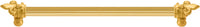 Charlemagne 22'' cc with 5/8'' reeded center long pull with large Fleur De Lys 5714R-8