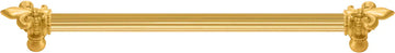 Charlemagne 22'' cc with 5/8'' reeded center long pull with large Fleur De Lys 5714R-8