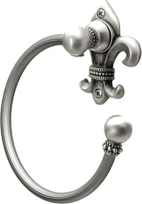 Charlemagne swing towel reeded ring right 572R-11