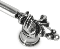 Charlemagne classic 3'' cc pull with small Fleur De Lys on ends in Chalice. 575-9