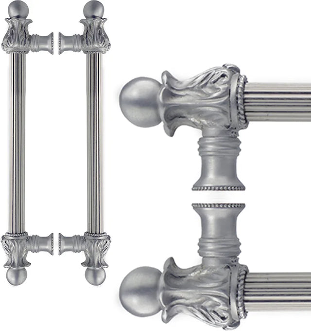 Acanthus Carpe Diem 5860R-23 Chrysalis back to back 6'' cc w/ 5/8'' reeded center long pull Romanesque style 5860R-23