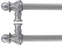 Acanthus Carpe Diem 5860R-23 Chrysalis back to back 6'' cc w/ 5/8'' reeded center long pull Romanesque style 5860R-23