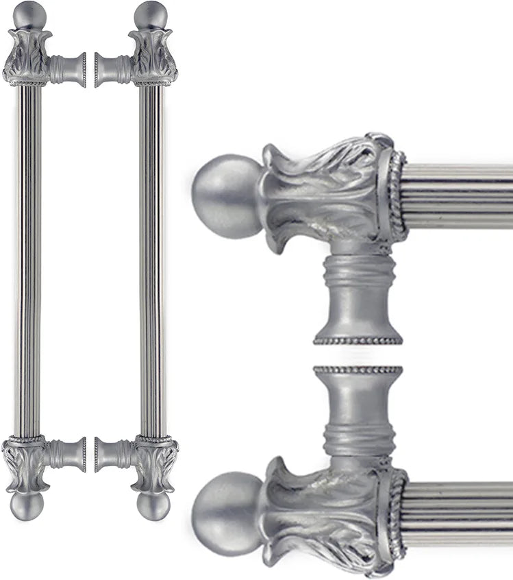 Acanthus Carpe Diem 5861R-23 Chrysalis back to back 9'' cc w/ 5/8'' reeded center long pull Romanesque style 5861R-23