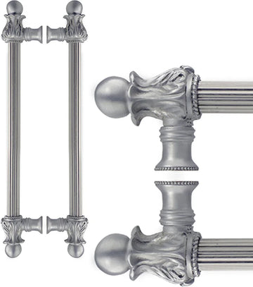 Acanthus Carpe Diem 5861R-23 Chrysalis back to back 9'' cc w/ 5/8'' reeded center long pull Romanesque style 5861R-23